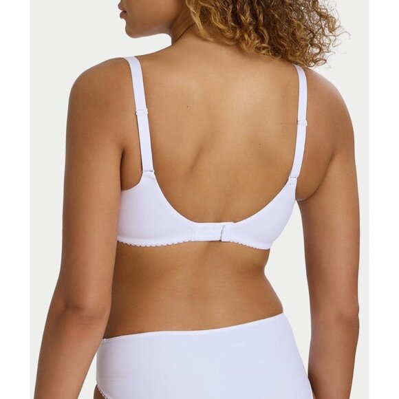 🆕CHANTELLE Daily Support Full Non-Padded Underwire Bra 34DD White #915MU - Picture 7 of 11